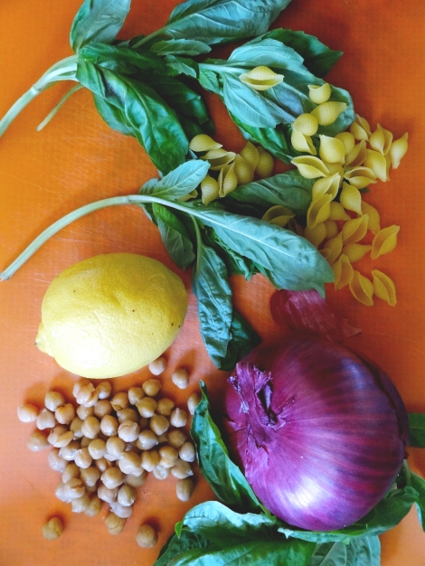 Lemon Basil Pasta Salad via The Cheerful Kitchen