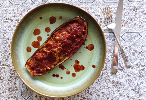 Stuffed Eggplant from The Cheerful Kitchen